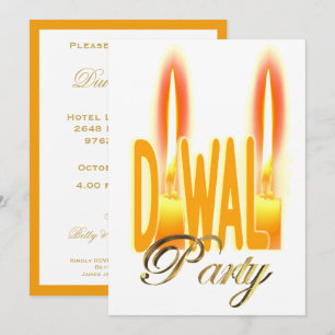 Diwali-fest Invitation Elegant Inbjudningar