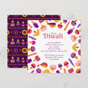 Diwali-festfirande Inbjudan