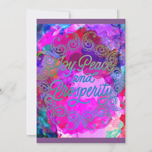 Diwali Firande Inbjudningar (Framsida)