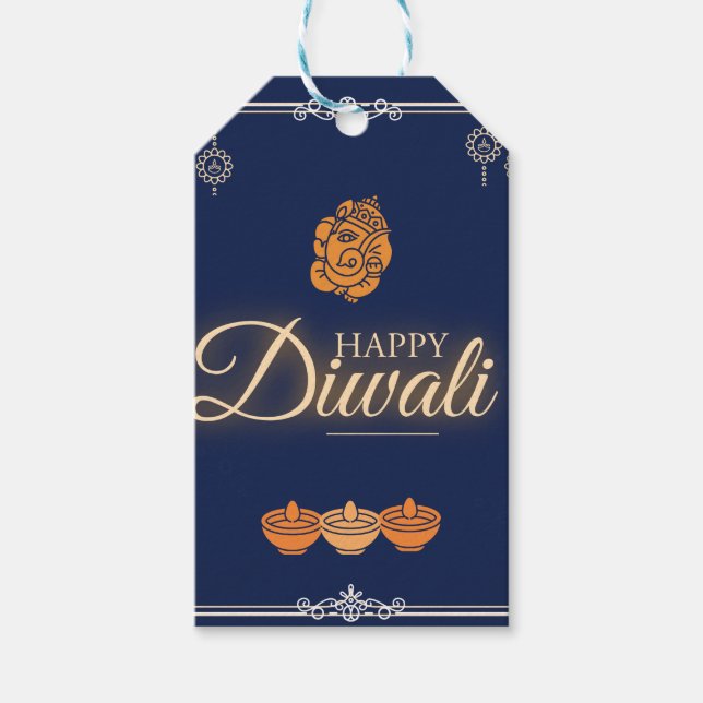 " Diwali Firande Party Presentetikett (Framsidan)