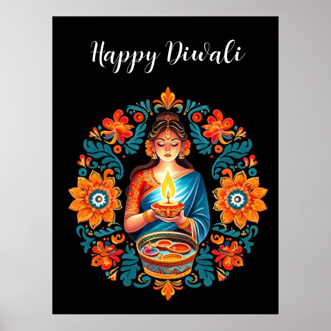 Diwali firande poster (Framsidan)
