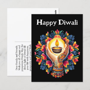 Diwali firande vykort