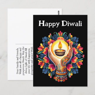 Diwali firande vykort