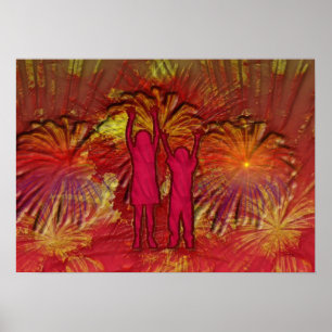 Diwali firandeaffisch poster