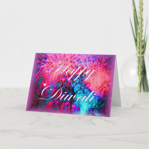 Diwali fyrverkerikort helgkort