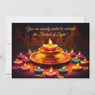 Diwali Glow Inbjudningar