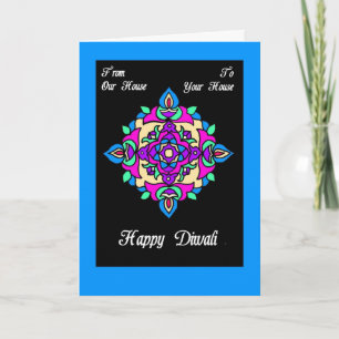Diwali Greeting Card från vårt hus till dina Kort