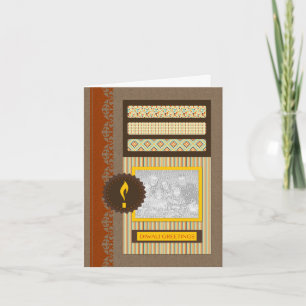 Diwali hälsning (skrapbok) kort