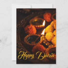 Diwali-hälsning traditionell semesterkort julkort