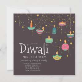 Diwali hängande Deepas Inbjudningar
