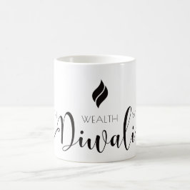 Diwali Health Wealth Wisdom Kaffemugg
