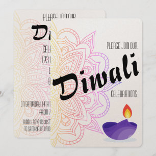 Diwali-inbjudan Inbjudningar