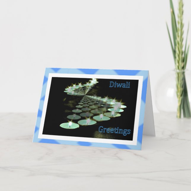 Diwali indisk festival av Light Kort (Framsida)