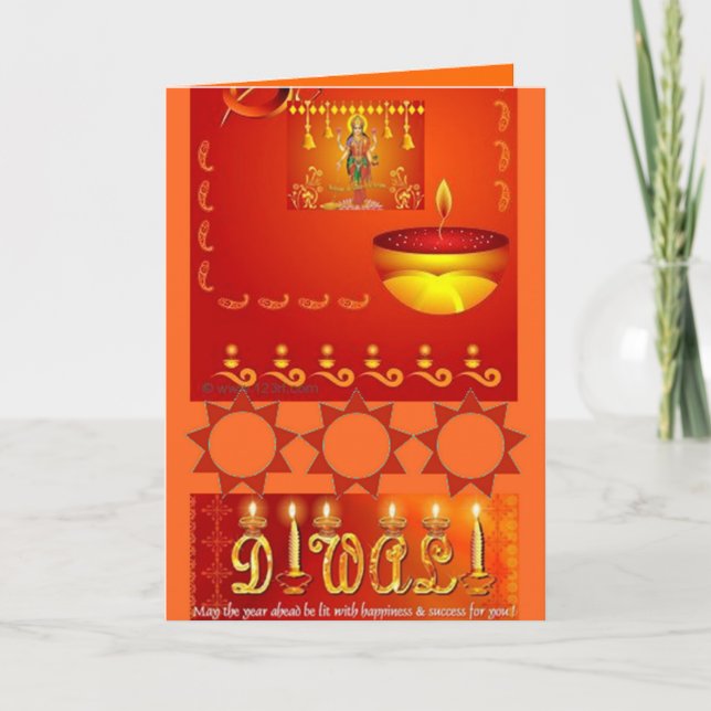 diwali kort (Framsida)
