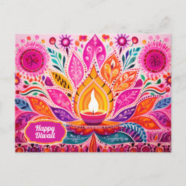 Diwali: Ljusfestival Vykort