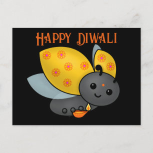 Diwali Nyckelpiga med Deepa Vykort