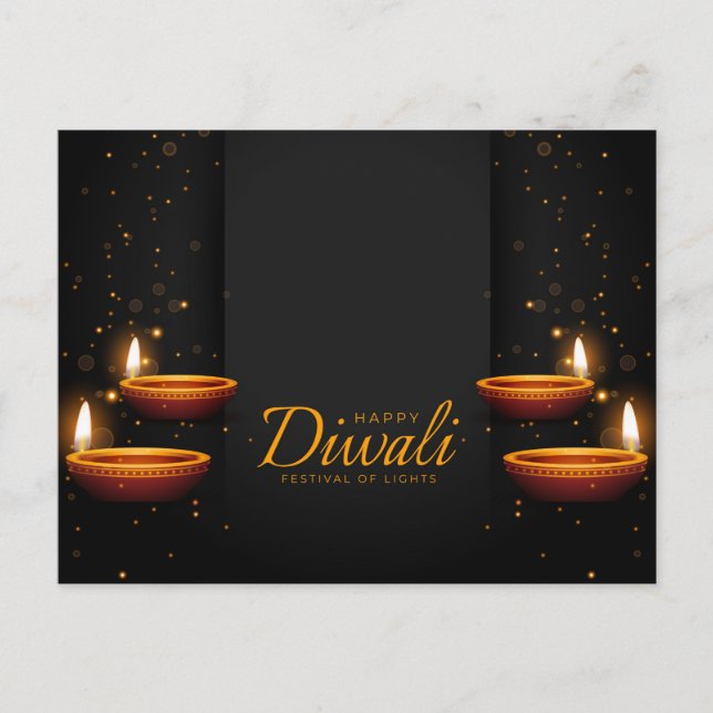 Diwali postkort vykort (Framsida)