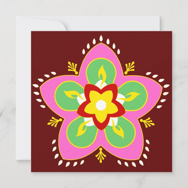 diwali rangoli (Framsida)