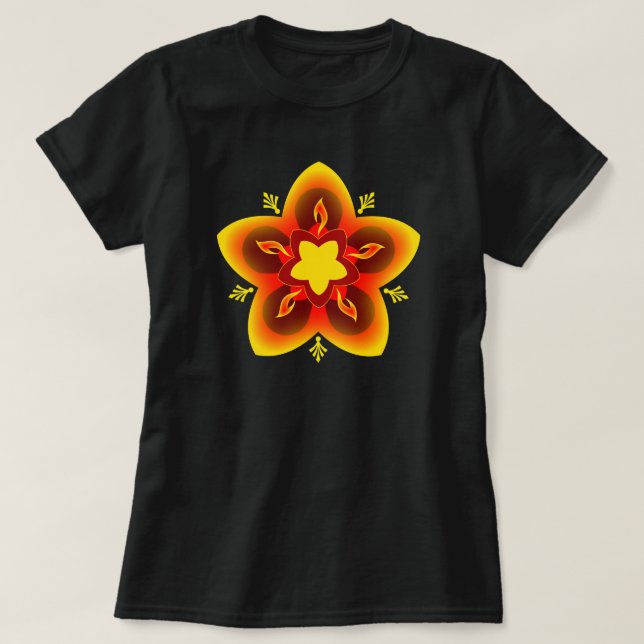 diwali rangoli t shirt (Design framsida)