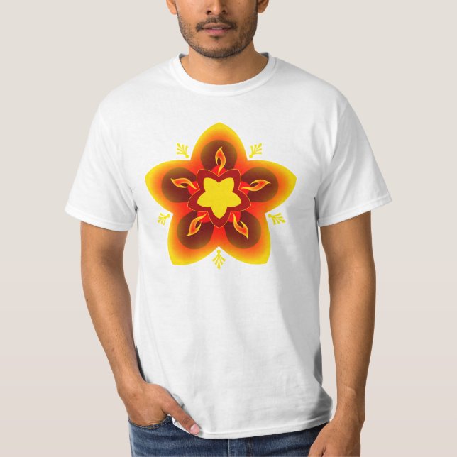 diwali rangoli tee shirt (Framsida)