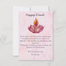 Diwali Tack, ditt kort