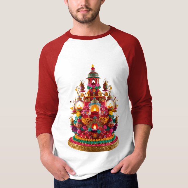 Diwali Traditions T Shirt (Framsida)