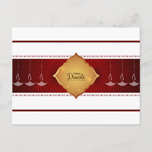 Diwali vykort (Framsida)