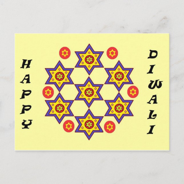 Diwali-vykort Vykort (Framsida)