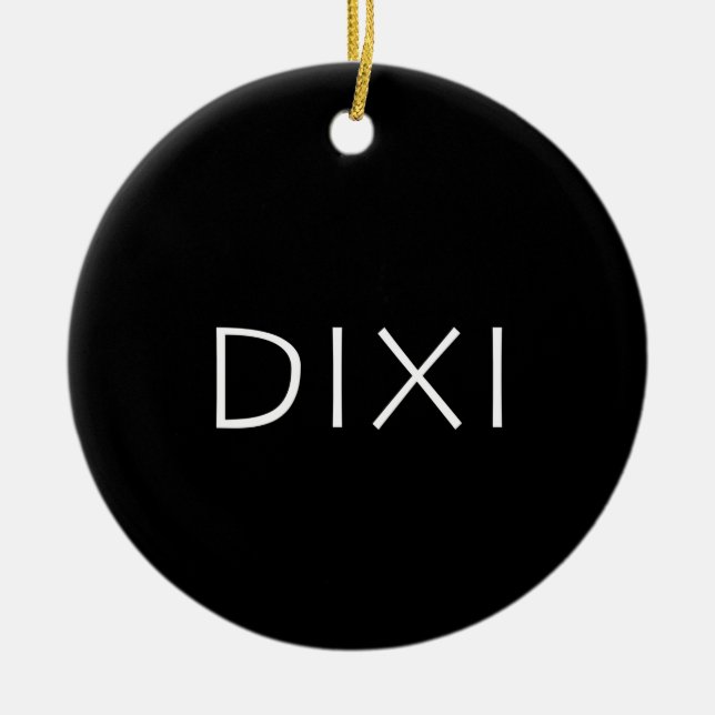 Dixi Julgransprydnad Keramik (Framsidan)