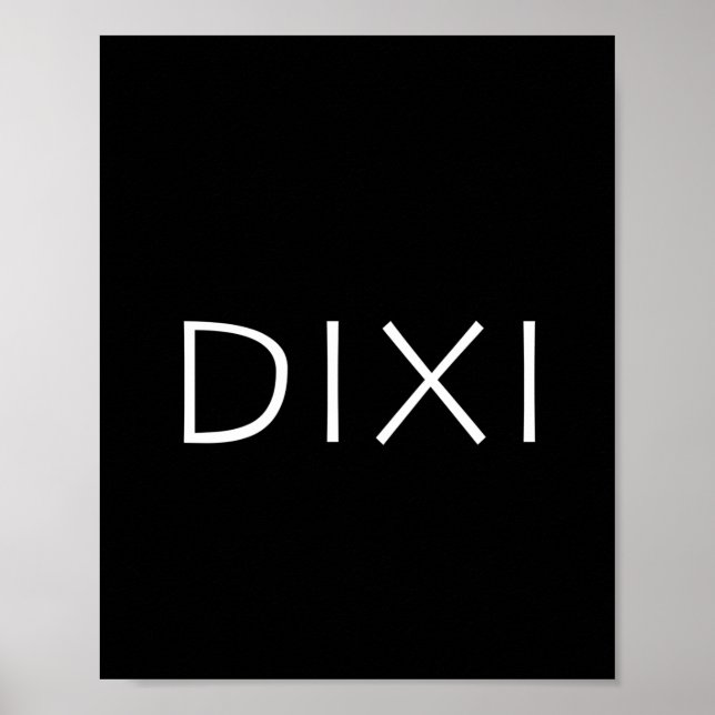 Dixi Poster (Framsidan)