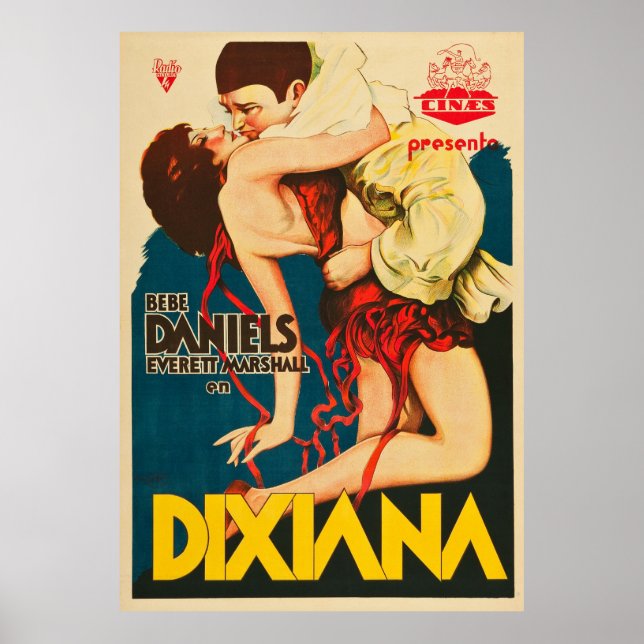 Dixiana - Vintage 1930-filmPoster Poster (Framsidan)