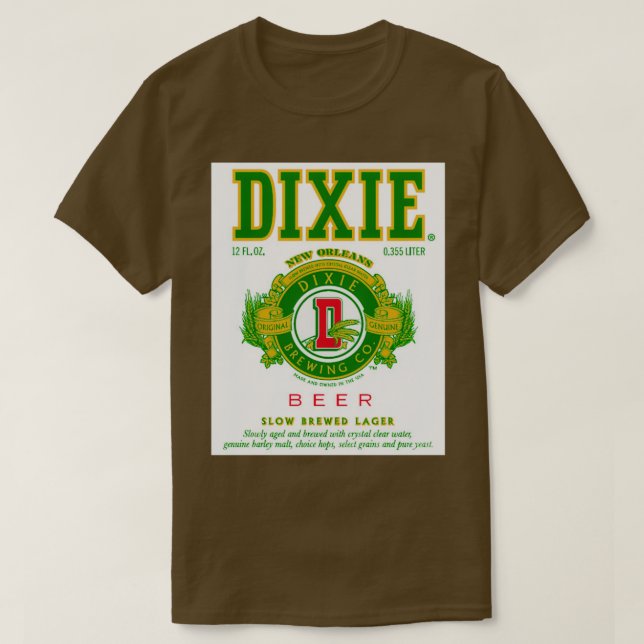 DIXIE BEER 9 T SHIRT (Design framsida)