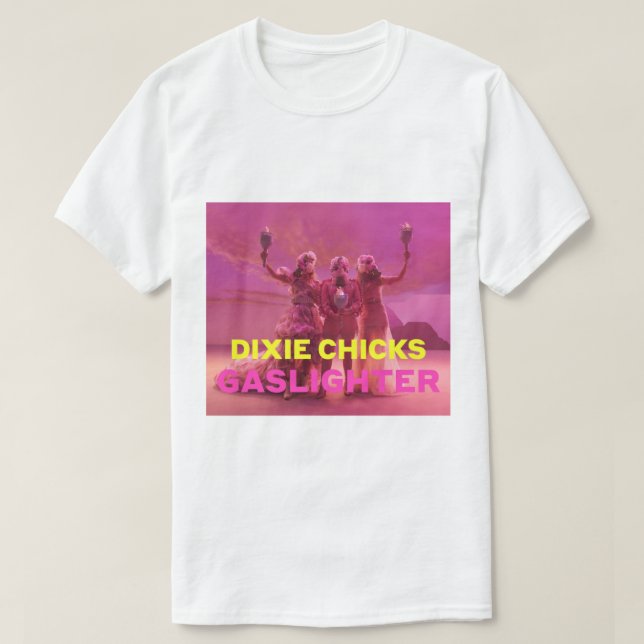 Dixie chicks gasare rosa-rundtur 2020, global tv t shirt (Design framsida)