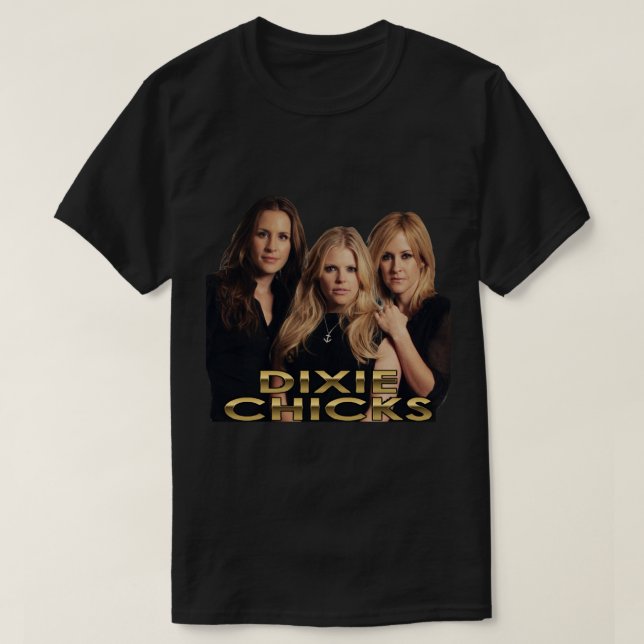Dixie Chicks Women Band SInger T Shirt (Design framsida)