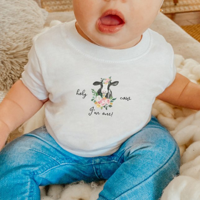 DIXIE Cow First Birthday Shirt T Shirt (Skapare uppladdad)