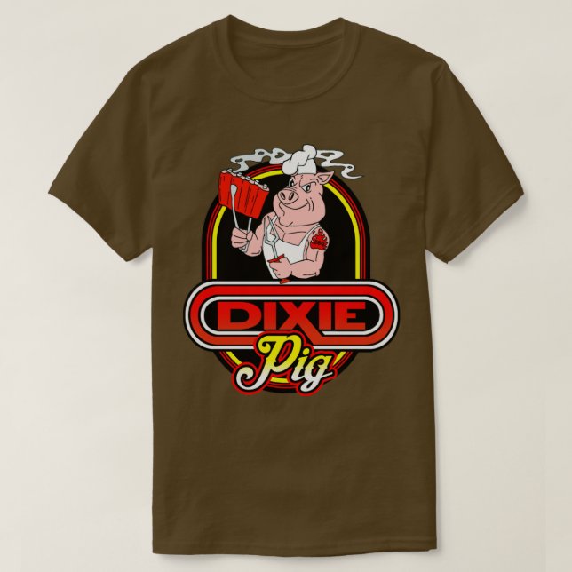 Dixie Gris T Shirt (Design framsida)