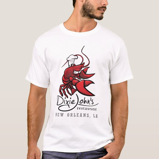 Dixie Johns (färglogotypen) Tee Shirt (Framsida)