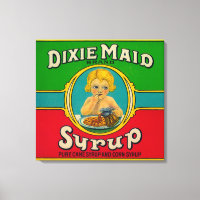 Dixie Maid Syrup LabelCairo, GA
