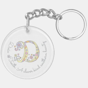 Dixie-monogram D namn och betydelse nyckelring