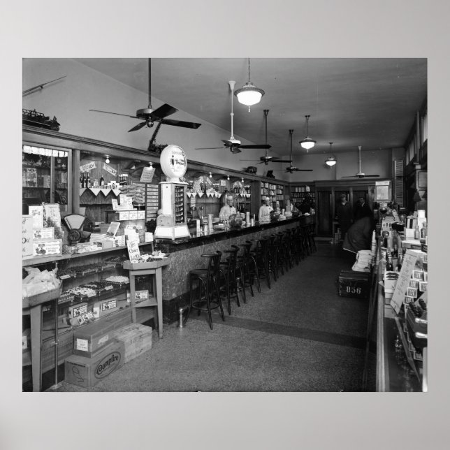 Dixie Soda Fontän Company: 1920-talet Poster (Framsidan)