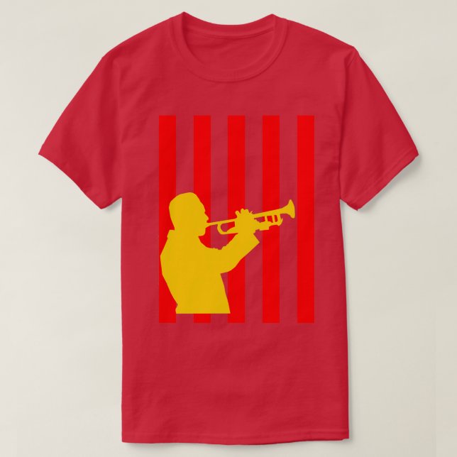 Dixieland Jazz Music Gift Jazz Älskare Jazz Fläkt T Shirt (Design framsida)
