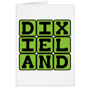 Dixieland, Music Genre Hälsningskort