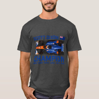 Dixon Champion 2020 blå text T Shirt