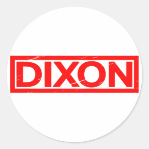 Dixon Frimärke Runt Klistermärke