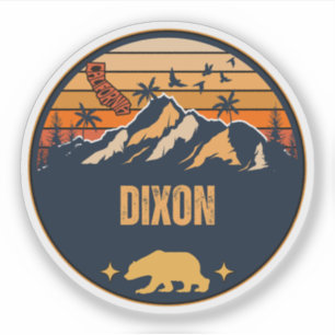 Dixon, Kalifornien Klistermärken