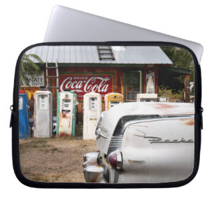 Dixon, New Mexico, USA. Veteranbil Laptop Sleeve