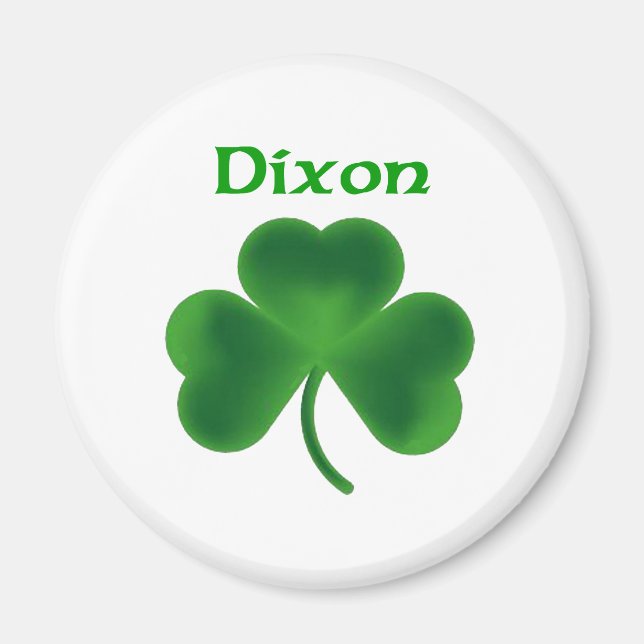 Dixon Shamrock Magnet (Framsidan)