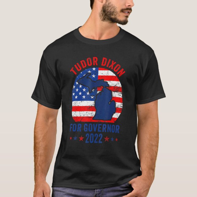 Dixon till guvernörsval 2022 Republican Michig T Shirt (Framsida)