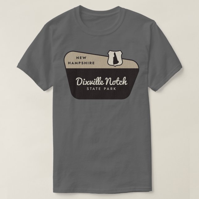 Dixville Notch State Park New Hampshire Welcome Si T Shirt (Design framsida)