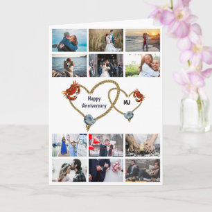 DIY 12-foto Bandrep, årsjubileum par Kort